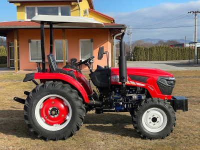 Malotraktor 504 (50 koní) červený 7.50-16/12.4-24